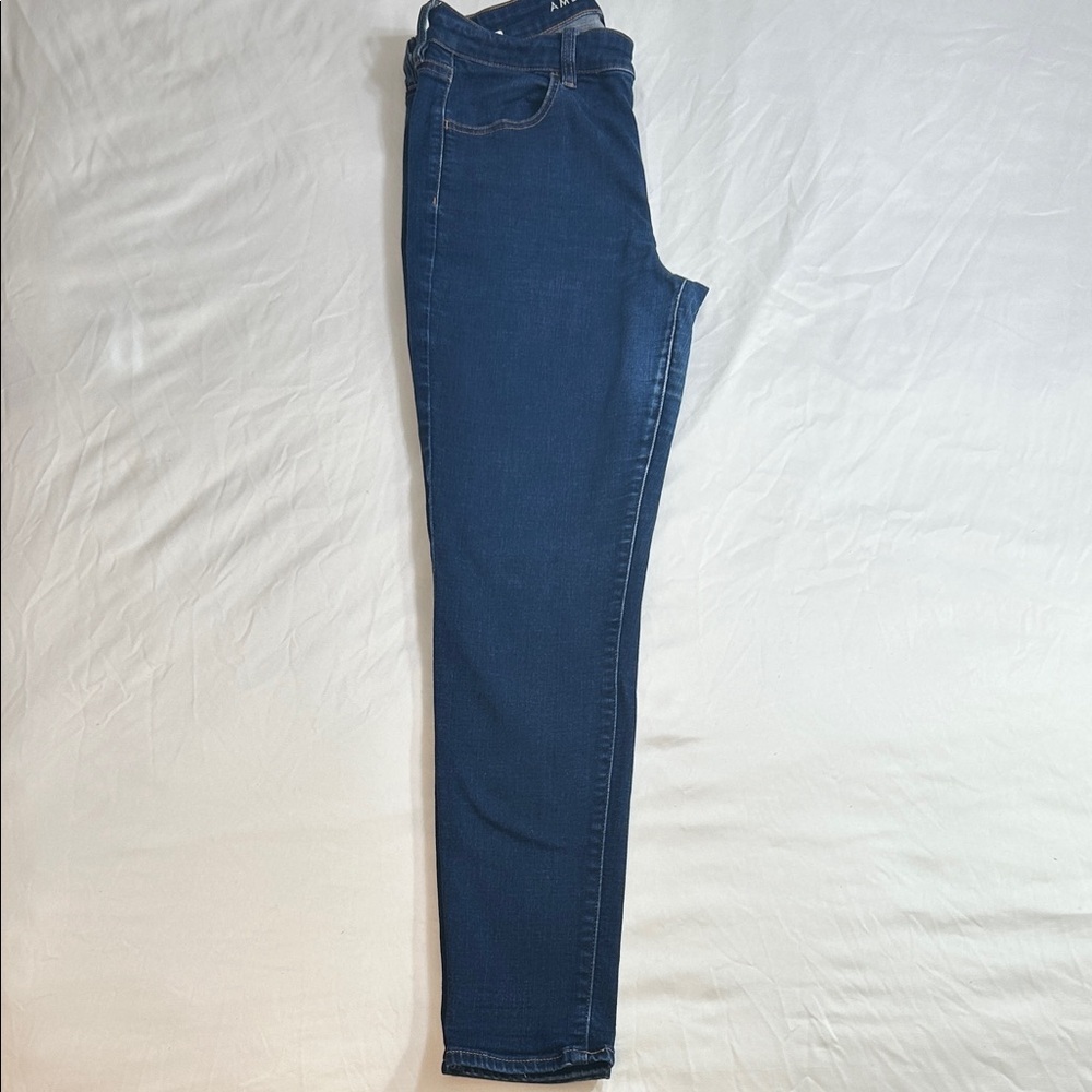 American Eagle Outfitters Women's Skinny Jeans - Dark Blue